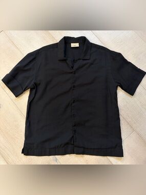 Young LA Button Up Shirt with Camp Collar